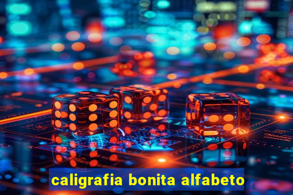 caligrafia bonita alfabeto